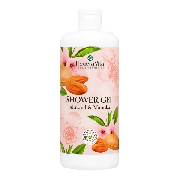 EARTH TO SKIN - SHOWER GEL - ALMOND/MANUKA, 500ML