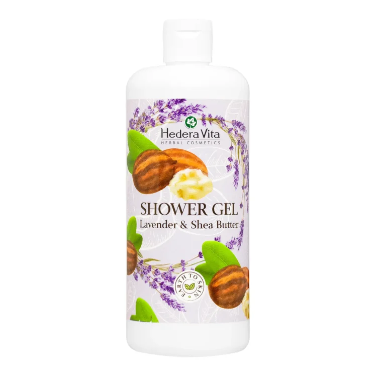 EARTH TO SKIN - SHOWER GEL - LAVENDER/SHEA BUTTER, 500ML