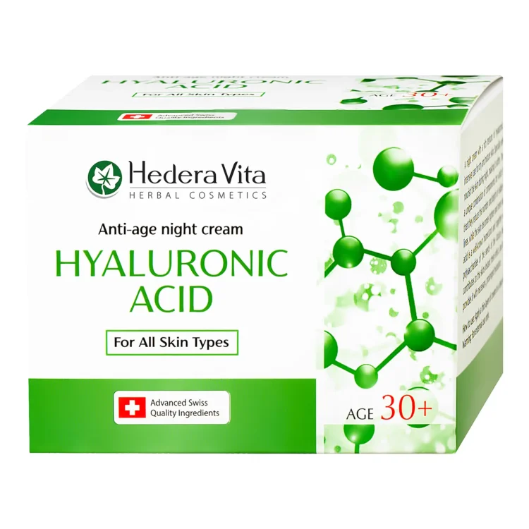 ANTI-AGE NIGHT CREAM - HYALURONIC ACID, 50ML