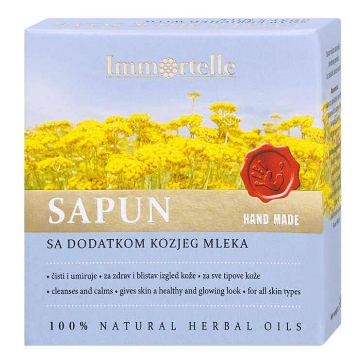Soap with goat's milk - Immortelle, 90g